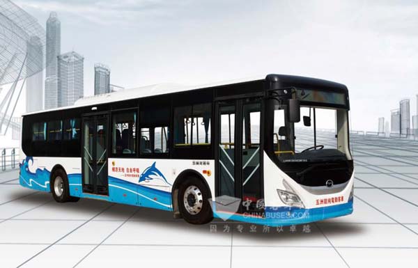 獲獎(jiǎng)車(chē)型：五洲龍F(tuán)DG6123EVG純電動(dòng)客車(chē)