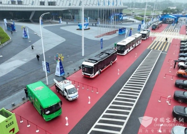 款款受青睞！中車電動多品類車型亮劍湖南內(nèi)外貿(mào)博覽會