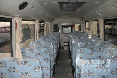 蜀都專用長(zhǎng)頭校車6900XED車尾逃生門