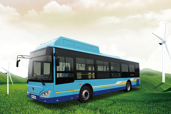 申龍SLK6119USNHEV03公交車(chē)（天然氣/電混動(dòng)國(guó)五10-38座）