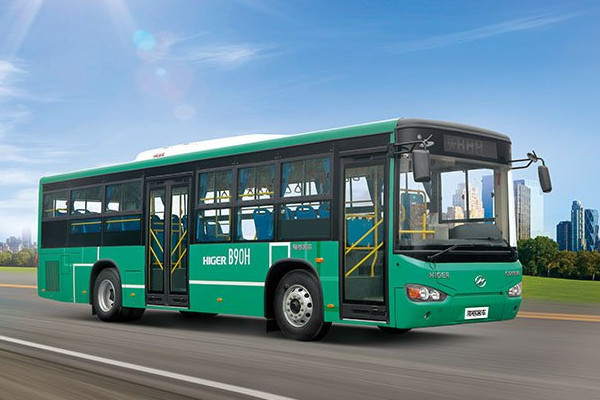 海格KLQ6109GAHEVC5D公交車（天然氣/電混動國五24-39座）